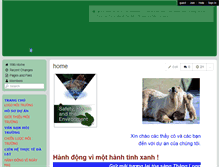 Tablet Screenshot of hanhtinhxanh.wikispaces.com