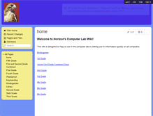 Tablet Screenshot of horizonelemlab.wikispaces.com