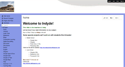 Desktop Screenshot of indyde.wikispaces.com