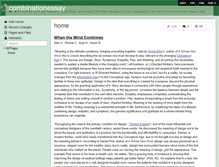 Tablet Screenshot of combinationessay.wikispaces.com