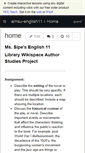 Mobile Screenshot of amsu-english11.wikispaces.com