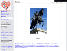 Tablet Screenshot of elcaballodeespartero.wikispaces.com