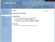 Tablet Screenshot of frederikssund.wikispaces.com