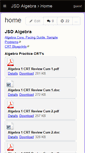 Mobile Screenshot of jsdalgebra.wikispaces.com