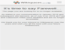 Tablet Screenshot of mrsgutierrez.wikispaces.com