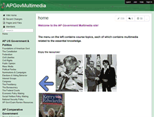 Tablet Screenshot of apgovmultimedia.wikispaces.com