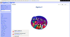 Desktop Screenshot of algebra2-kamen.wikispaces.com