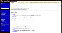 Desktop Screenshot of cavsenglish11.wikispaces.com