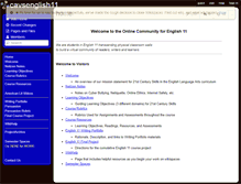 Tablet Screenshot of cavsenglish11.wikispaces.com