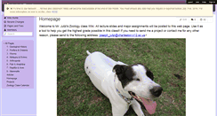 Desktop Screenshot of jutzi-zoology.wikispaces.com