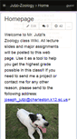 Mobile Screenshot of jutzi-zoology.wikispaces.com