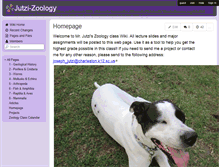 Tablet Screenshot of jutzi-zoology.wikispaces.com