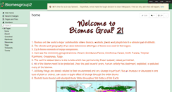 Desktop Screenshot of biomesgroup2.wikispaces.com