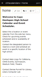 Mobile Screenshot of chhscalendars.wikispaces.com