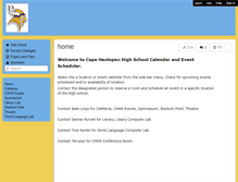 Tablet Screenshot of chhscalendars.wikispaces.com