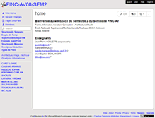 Tablet Screenshot of finc-av08-sem2.wikispaces.com
