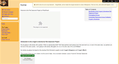 Desktop Screenshot of crogansadventures.wikispaces.com