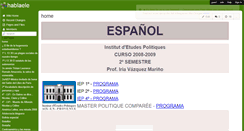 Desktop Screenshot of hablaele.wikispaces.com
