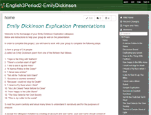 Tablet Screenshot of english3period2-emilydickinson.wikispaces.com