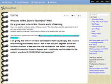 Tablet Screenshot of dunndeal.wikispaces.com
