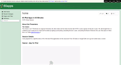 Desktop Screenshot of 60apps.wikispaces.com