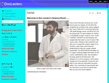 Tablet Screenshot of docleclerc.wikispaces.com
