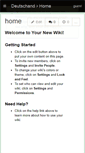 Mobile Screenshot of deutschand.wikispaces.com