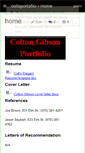 Mobile Screenshot of coltsportoflio.wikispaces.com