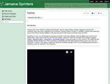Tablet Screenshot of jamaica-sprinters.wikispaces.com