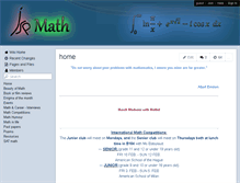 Tablet Screenshot of ispmath.wikispaces.com