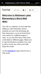 Mobile Screenshot of leswordwall.wikispaces.com