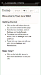 Mobile Screenshot of lockopedia.wikispaces.com