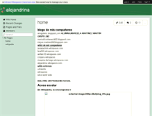 Tablet Screenshot of alejandrina.wikispaces.com