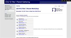 Desktop Screenshot of iu12title1parents.wikispaces.com