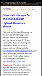 Mobile Screenshot of highlandlps.wikispaces.com