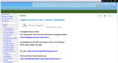 Desktop Screenshot of callcolloq-tesol09.wikispaces.com