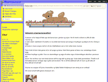 Tablet Screenshot of barnavisur.wikispaces.com