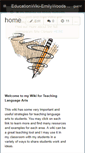 Mobile Screenshot of educationwiki-emilywoods.wikispaces.com