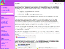 Tablet Screenshot of digitallearningnz.wikispaces.com