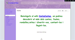 Desktop Screenshot of contacontes.wikispaces.com