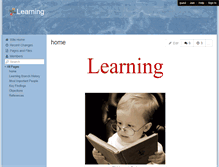 Tablet Screenshot of learninggroup2011.wikispaces.com