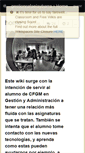 Mobile Screenshot of gestionrafaelaybarra.wikispaces.com