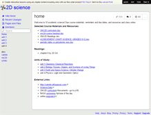 Tablet Screenshot of 2dscience.wikispaces.com