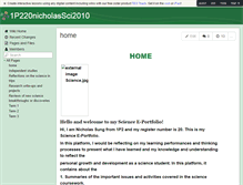 Tablet Screenshot of 1p220nicholassci2010.wikispaces.com