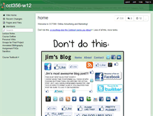 Tablet Screenshot of cct356-w12.wikispaces.com