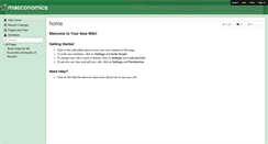 Desktop Screenshot of maeconomics.wikispaces.com