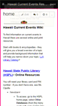 Mobile Screenshot of hicurrentevents.wikispaces.com