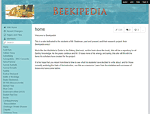 Tablet Screenshot of beekipedia.wikispaces.com