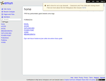 Tablet Screenshot of emun.wikispaces.com