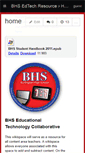 Mobile Screenshot of bhsedtechresource.wikispaces.com